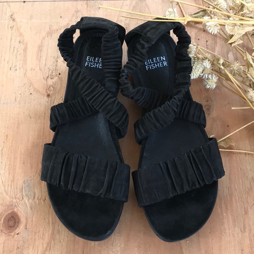 Eileen Fisher criss cross sandals